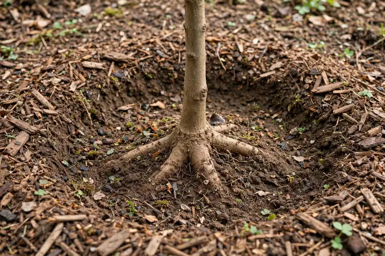 Tree Planting in progress by a professional crew