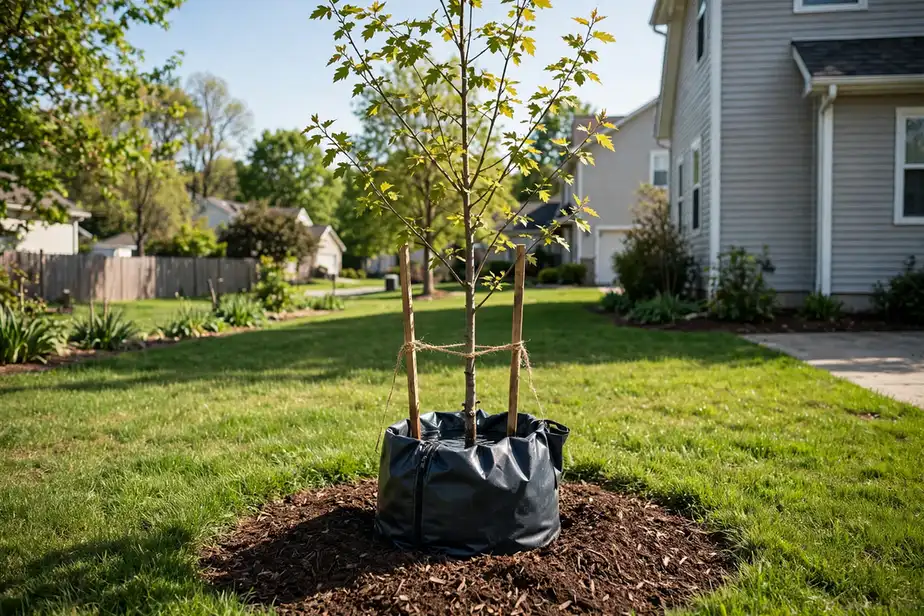 Tree Planting — equipment and crew at work